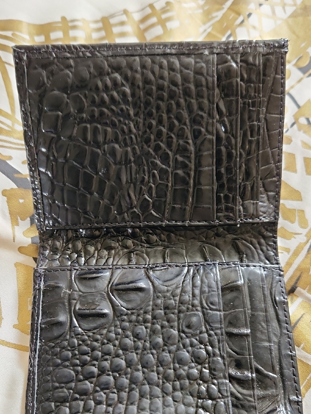 BRAHMIN Small Veronica Black Melbourne Leather Wallet - Picture 5 of 9